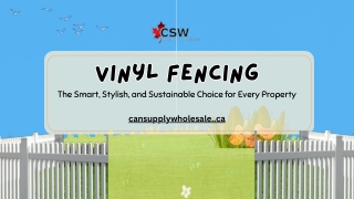 Vinyl Fencing: The Smart, Stylish, and Sustainable Choice for Every Property