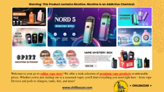 ChillBazzar | Best Online Vape Shop | Vape Products Deals | USA – Chillbazzar