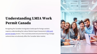 LMIA Work Permit Canada A Gateway to Permanent Residency