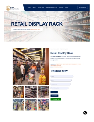 Retail Display Racks | Durable & Stylish Store Fixtures