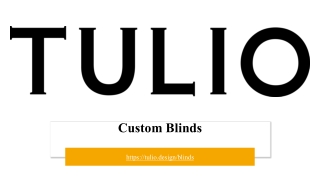 Custom Blinds