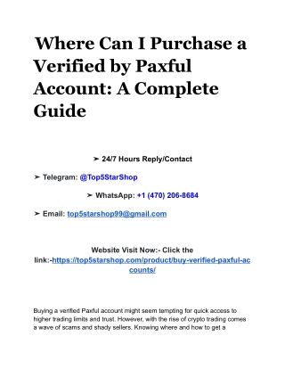 _Where Can I Purchase a Verified by Paxful Account_ A Complete Guide