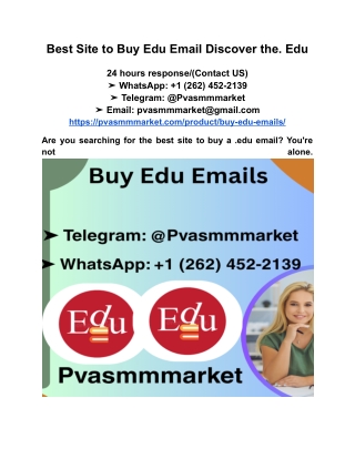Best Site to Buy Edu Email Discover the. Edu