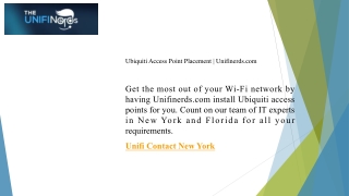 Ubiquiti Access Point Placement Unifinerds.com