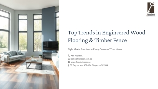 Top Trends in Engineered Wood Flooring and Timber Fencing