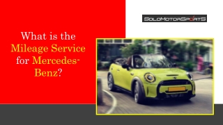 What is the mileage service for Mercedes-Benz