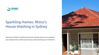 What Are the Benefits of Rhino’s House Washing Services in Sydney