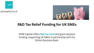 SPRK Capital – Fast, Non‑Dilutive R&D & Grant Funding UK
