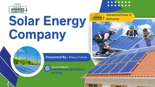 Why a Home Solar Battery System is a Game-Changer | Advanced Solar & Batteries