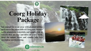 Coorg Holiday Package