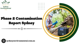 Phase 2 Contamination Report Sydney