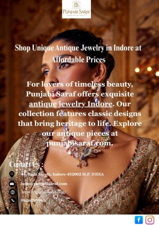 Shop Unique Antique Jewelry in Indore at Affordable Prices