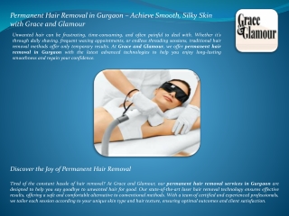 Permanent Hair Removal in Gurgaon