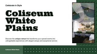 A Unique Venue for Your Next Special Event