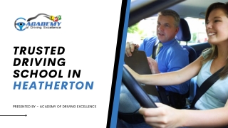 Trusted Driving School in Heatherton