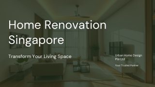 Smart Renovation Solutions for Singapore Homes