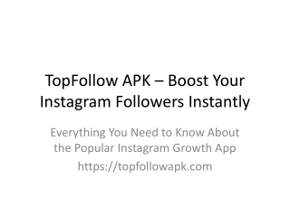 TopFollow_Presentation