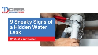 9 Sneaky Signs of a Hidden Water Leak (Protect Your Home!)