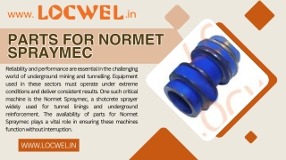 Parts for Normet Spraymec Supporting Efficiency in Underground Construction
