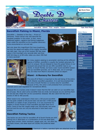 Miami Swordfish Charters