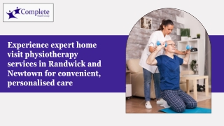 Experience expert home visit physiotherapy services in Randwick and Newtown for convenient, personalised care