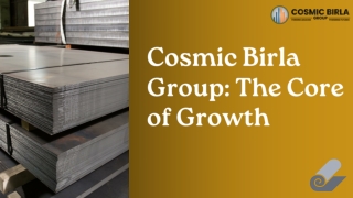 India’s Backbone in Infrastructure – Cosmic Birla Group
