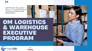 OM Logistics & Warehouse Executive Program