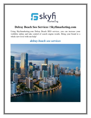Delray Beach Seo Services Skyfimarketing.com