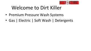 dirt killer new