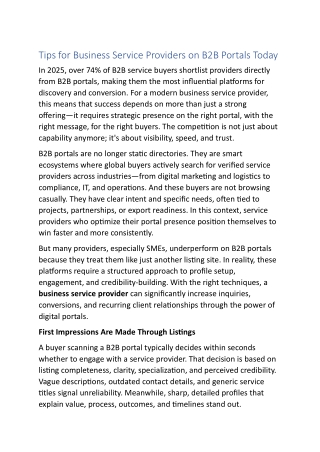Tips-for-Business-Service-Providers-on-B2B-Portals-Today
