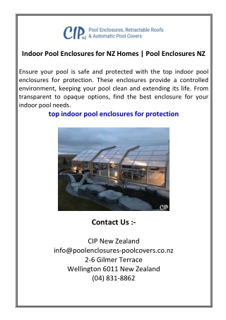 Indoor Pool Enclosures for NZ Homes  Pool Enclosures NZ