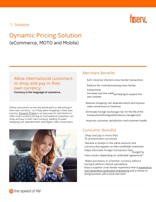 Dynamic Pricing Solution | Localized Checkout for Global Customers