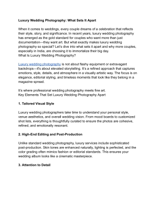 Indian Wedding Photographers | What A Story