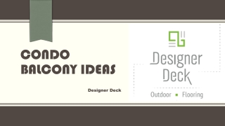 condo balcony ideas