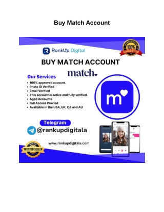 Buy Match Account