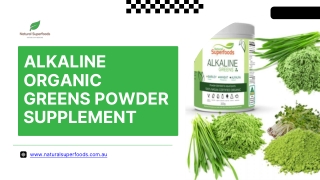 Shop Alkaline Organic Greens Powder Supplement Today!