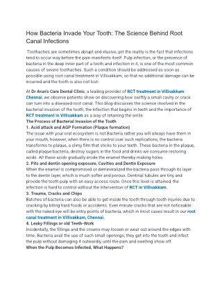How Bacteria Invade Your Tooth_ The Science Behind Root Canal Infections