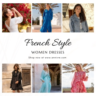Trendy French Style Women Dresses Online at Annivre