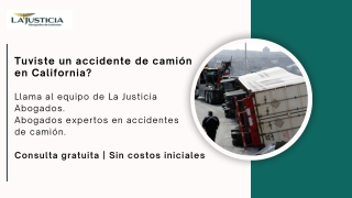 Cómo los Accidentes de Camión son Diferentes de los Accidentes de Auto