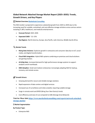 Network Attached Storage Market Report