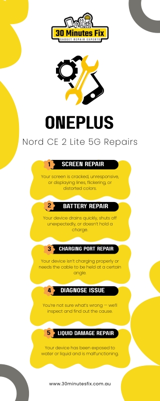OnePlus Nord CE 2 Lite 5G Repair Near Me | Phone Fix