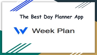 The Best Day Planner App