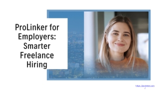ProLinker for Employers: Smarter Freelance Hiring