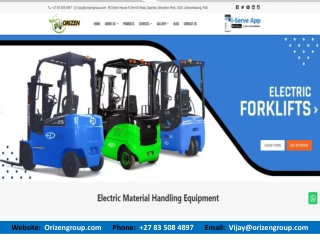 Narrow Aisle Forklift for Sale in South Africa _Orizen Group