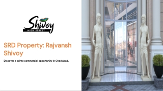 Shivoy High Street – Redefining Modern Commercial Spaces in Ghaziabad
