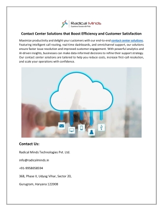 Omnichannel Contact Center Solutions for Scalable Customer Operations