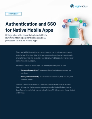 Secure Mobile App Access with SSO and Auth