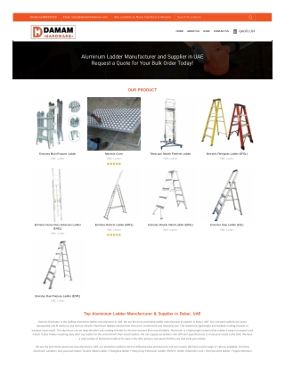Top-Quality EMC Ladders UAE –Damam Hardware