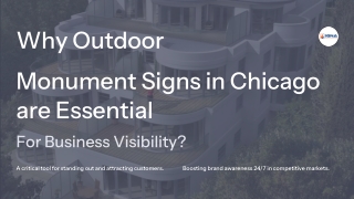 Quality Custom Monument Signs in Chicago