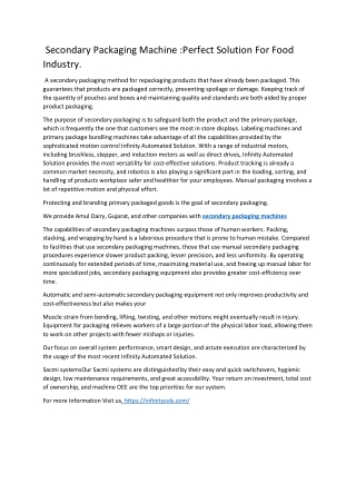 secondary machine blog